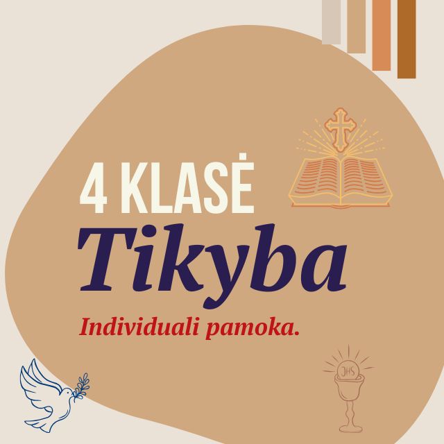 4 klasė Tikyba. Individuali pamoka.