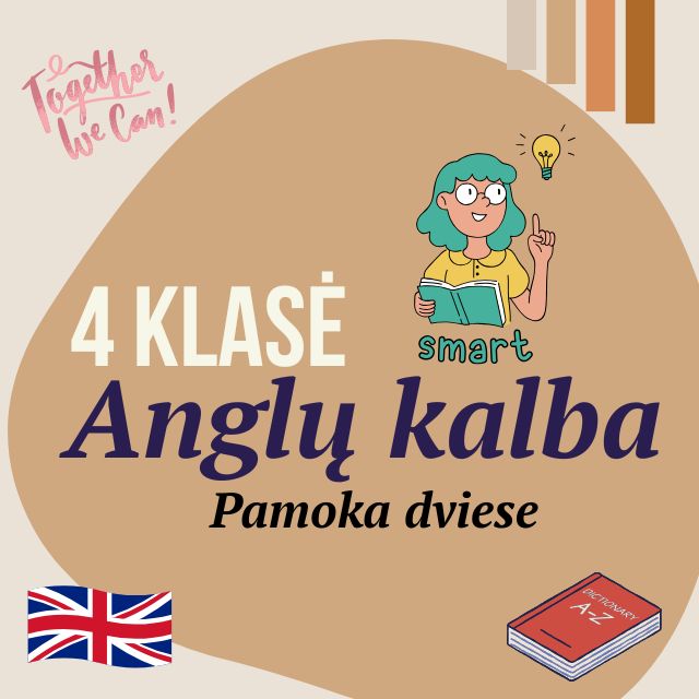 4 klasė Anglų kalba. Pamoka dviese.