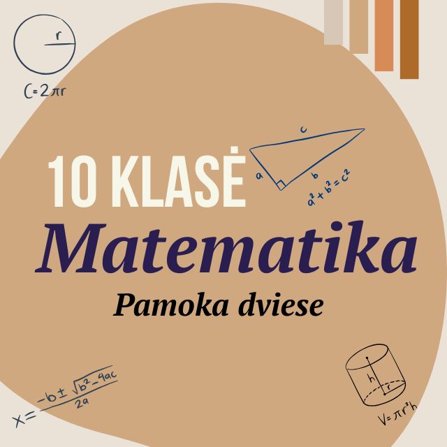 10 klasė Matematika. Pamoka dviese.