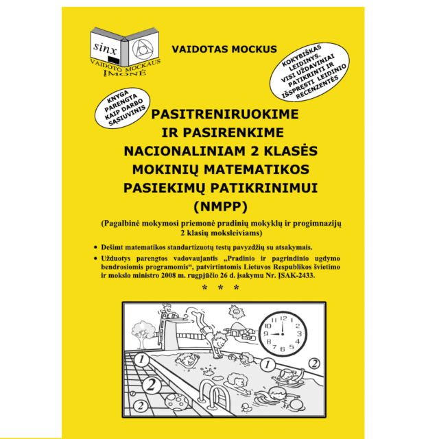 Pasitreniruokime ir pasirenkime nacionaliniam 2 klasės matematikos patikrinimui (NMPP)