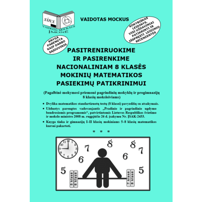 Pasitreniruokime ir pasirenkime 8 klasės matematikos standartizuotam testui
