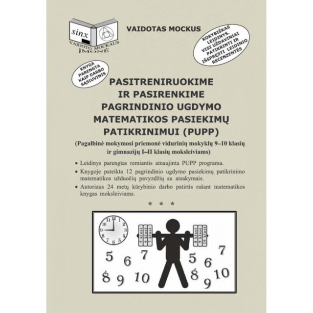 Pasitreniruokime ir pasirenkime matematikos PUPP
