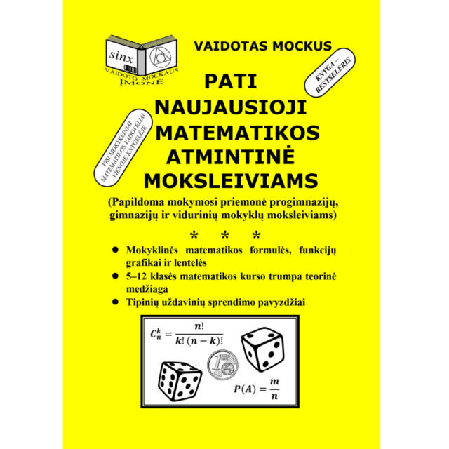 Pati naujausioji matematikos atmintinė moksleiviams