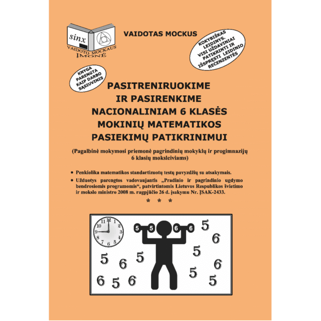 Pasitreniruokime ir pasirenkime nacionaliniam 6 klasės mokinių matematikos pasiekimų patikrinimui Mockus