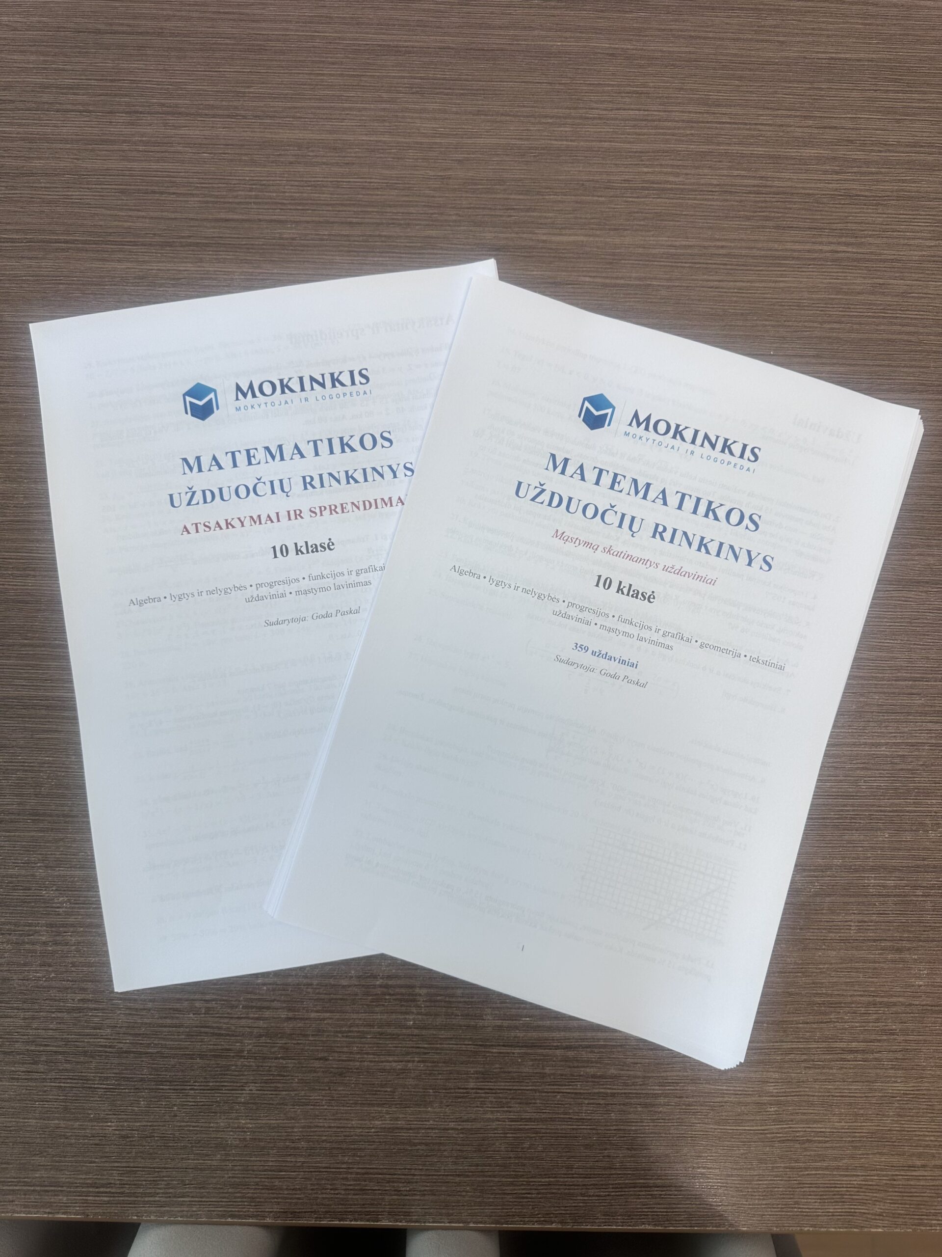 10 kl. „Matematika siekiantiems daugiau" (stojantiems į 11kl (IB klasę))
