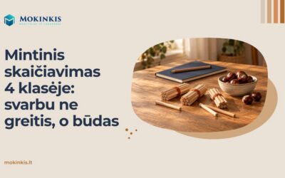 Mintinis skaičiavimas 4 klasėje: svarbu ne greitis, o būdas